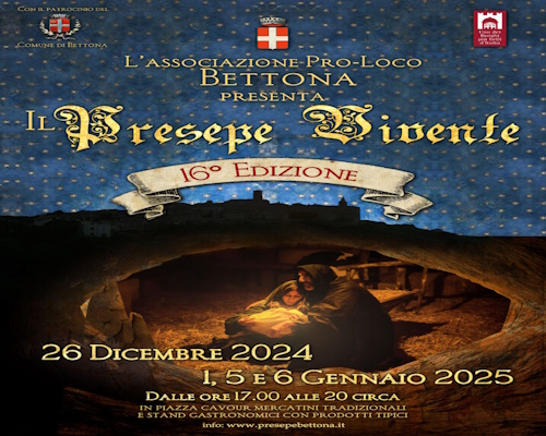  locandina Presepe Vivente di Bettona 2024- Bettona 